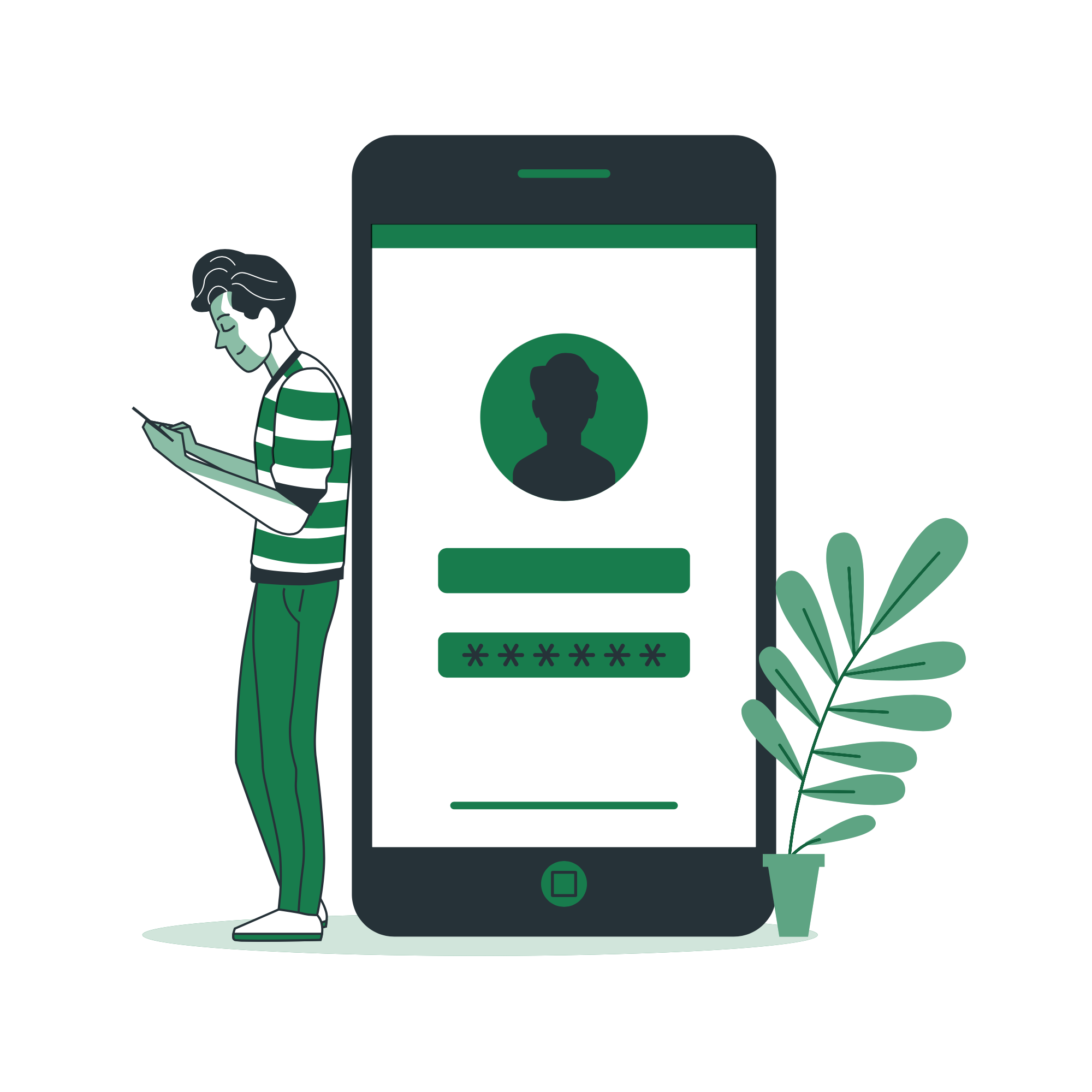 Illustration of Resetting Password
